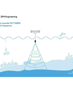 Sistema integrado para batimetría con ecosonda EchoLogger ECT D052S